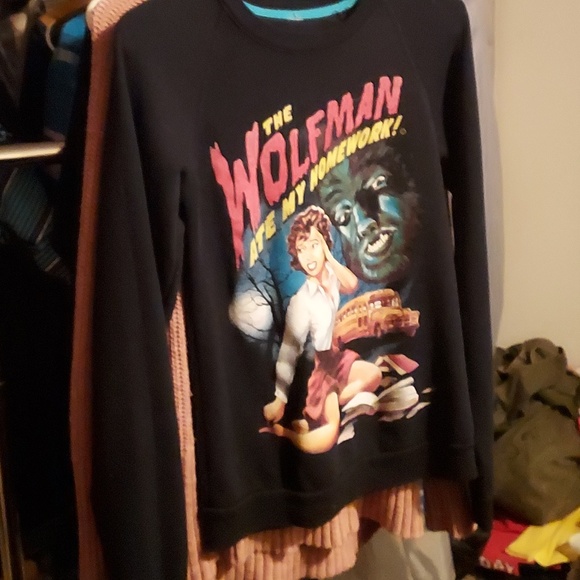 Vintage sweater, black men's x small - Picture 2 of 2